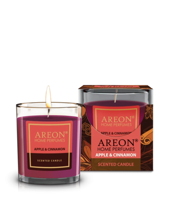 AREON SCENTED CANDLES - Apple & Cinnamon