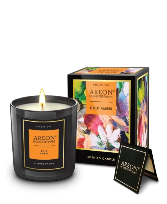 AREON PREMIUM CANDLES - Gold Amber